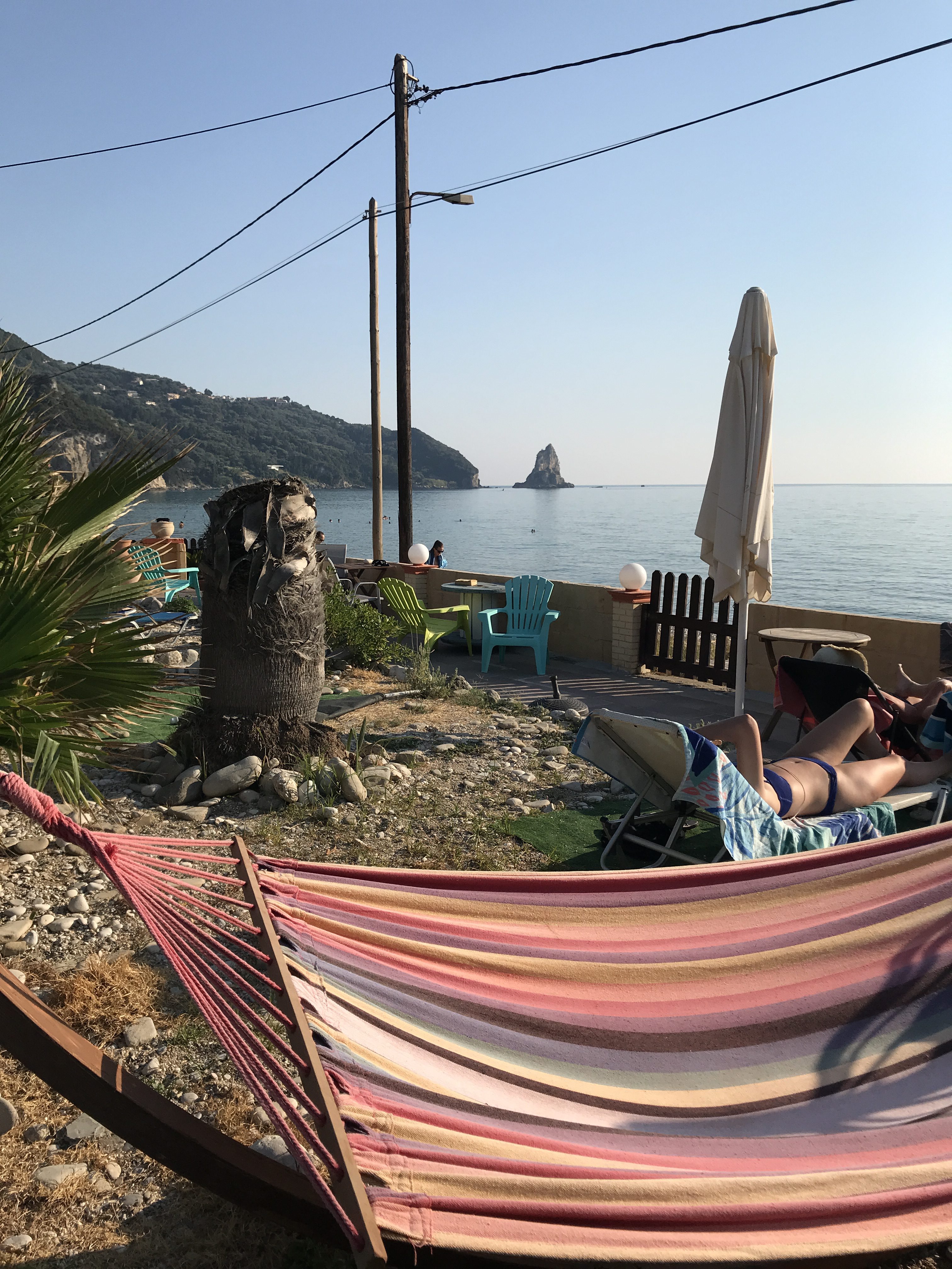 Blick von Louiza auf Agios Gordios
